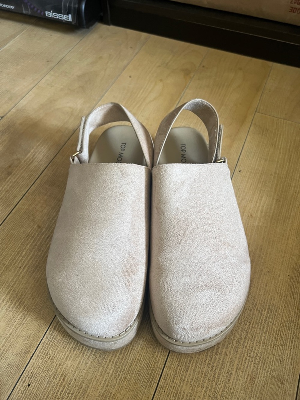 Wild motor platform sling back clogs